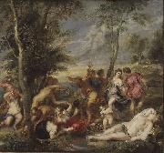 Peter Paul Rubens Bacchanal auf Andros France oil painting artist